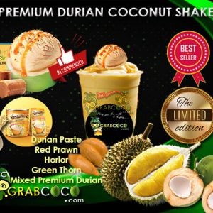 Premium Mixed Original Paste Durian Horlor, Red Prawn Coconut Shake + Nestum + Ice Cream (Penang Only)